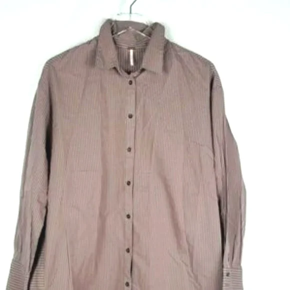 Free People Lakehouse Button-down Shirt Sz M - Picture 3 of 11